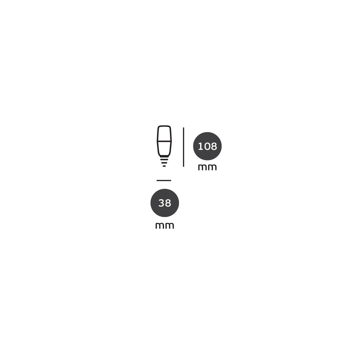 VK Light Long E27 630 lm 7 W LED-izzó