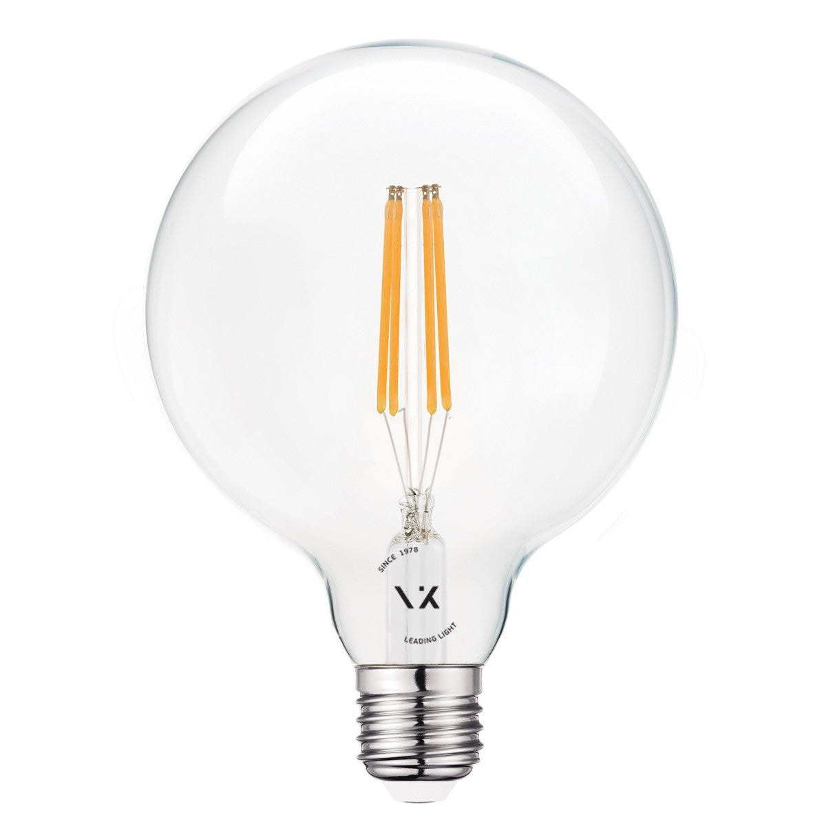 VK Light Globo Filament Clear E27 ø125 2700K LED-izzó