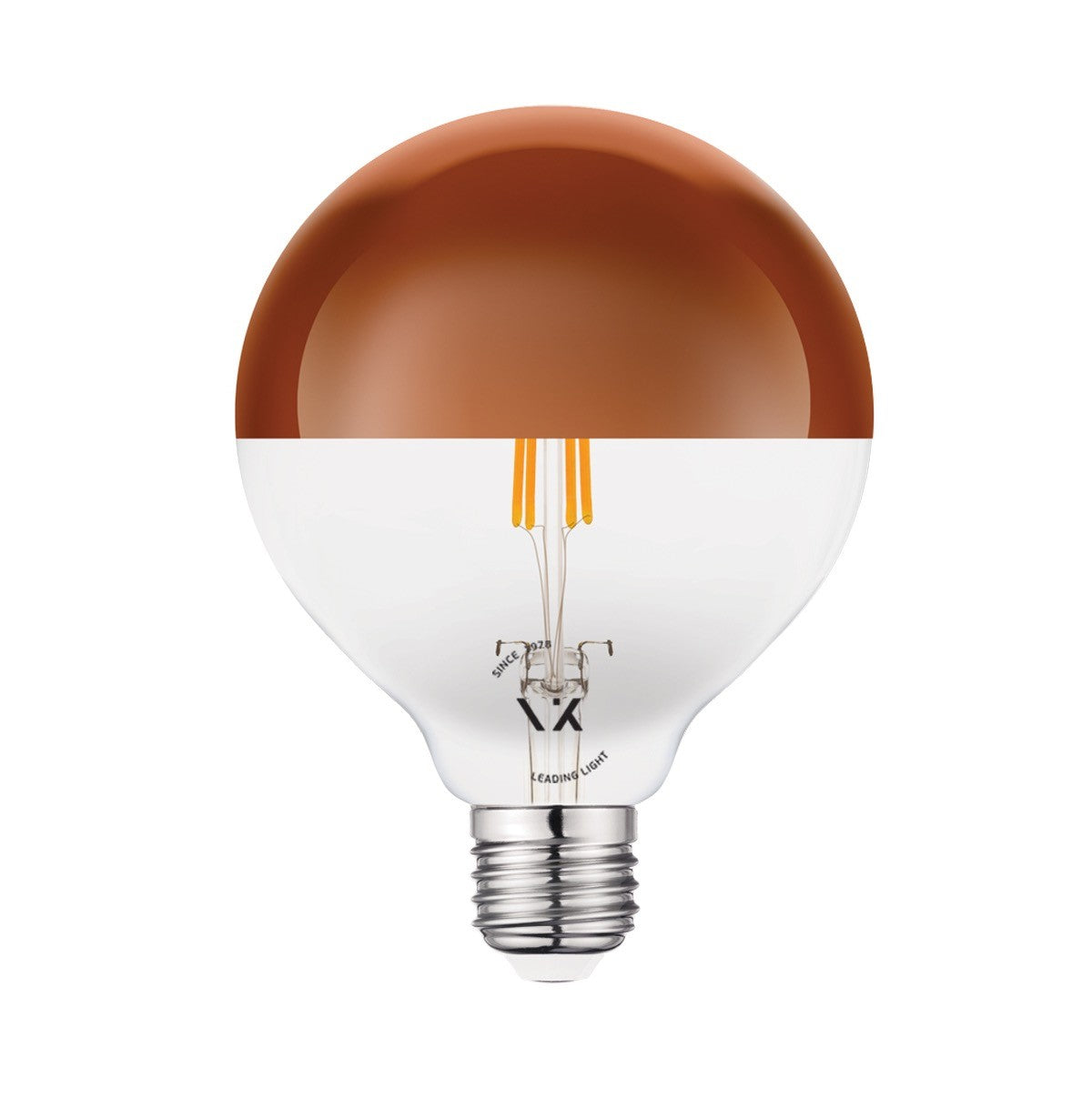 VK Light Globo Filament Pink Copper E27 2700K 7W dimmelhető LED-izzó