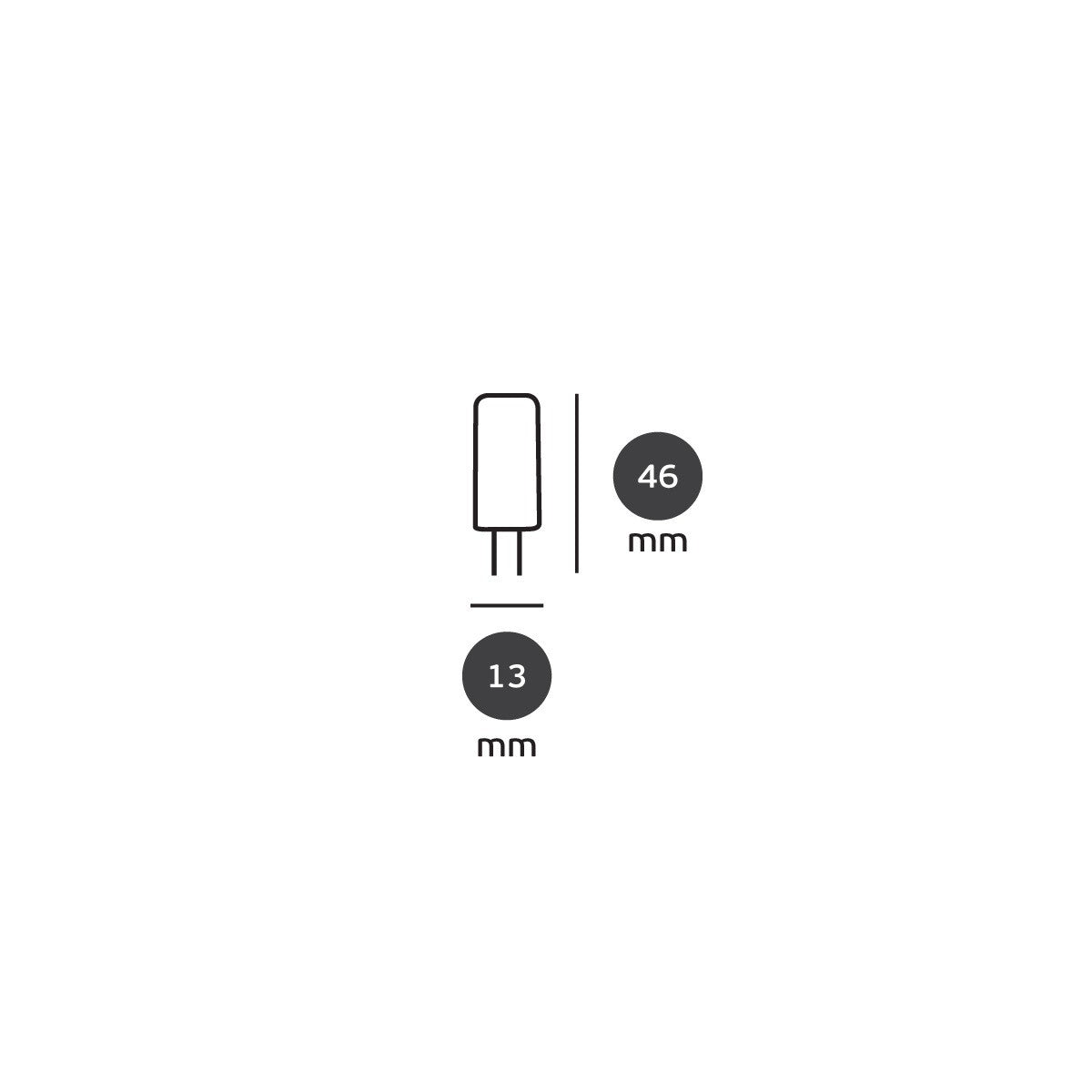 VK Light G4 12 V 3 W LED-izzó