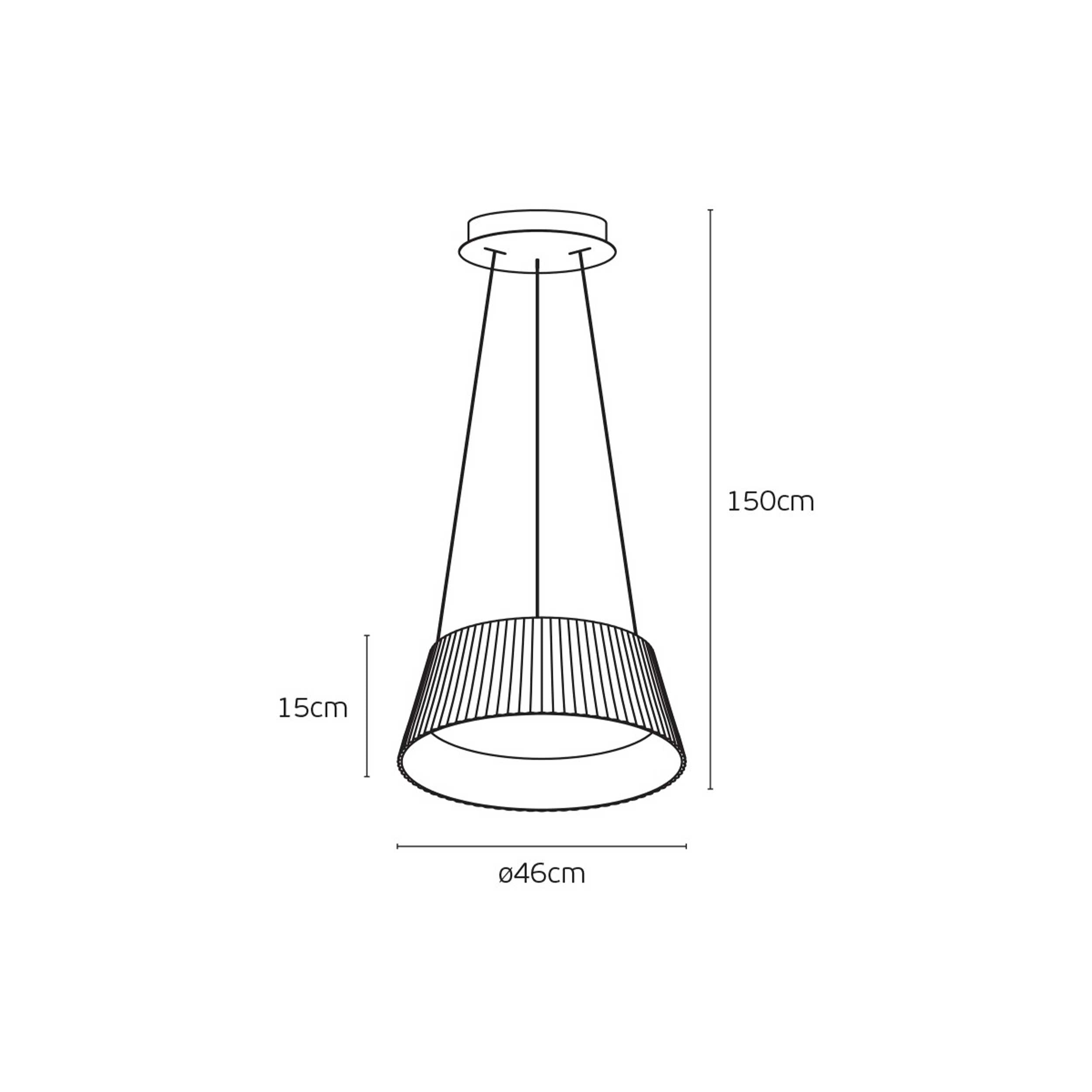 VK Light Aelia Wood LED függesztett lámpa
