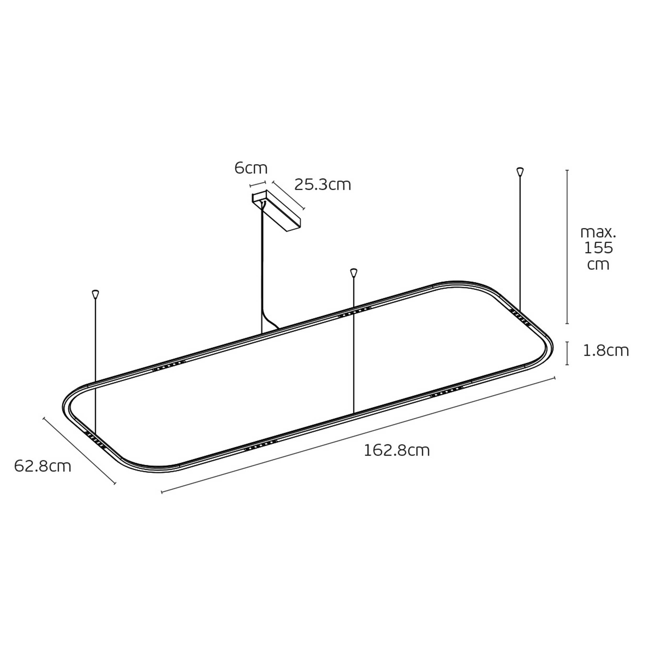 VK Light Core LED függesztett lámpa