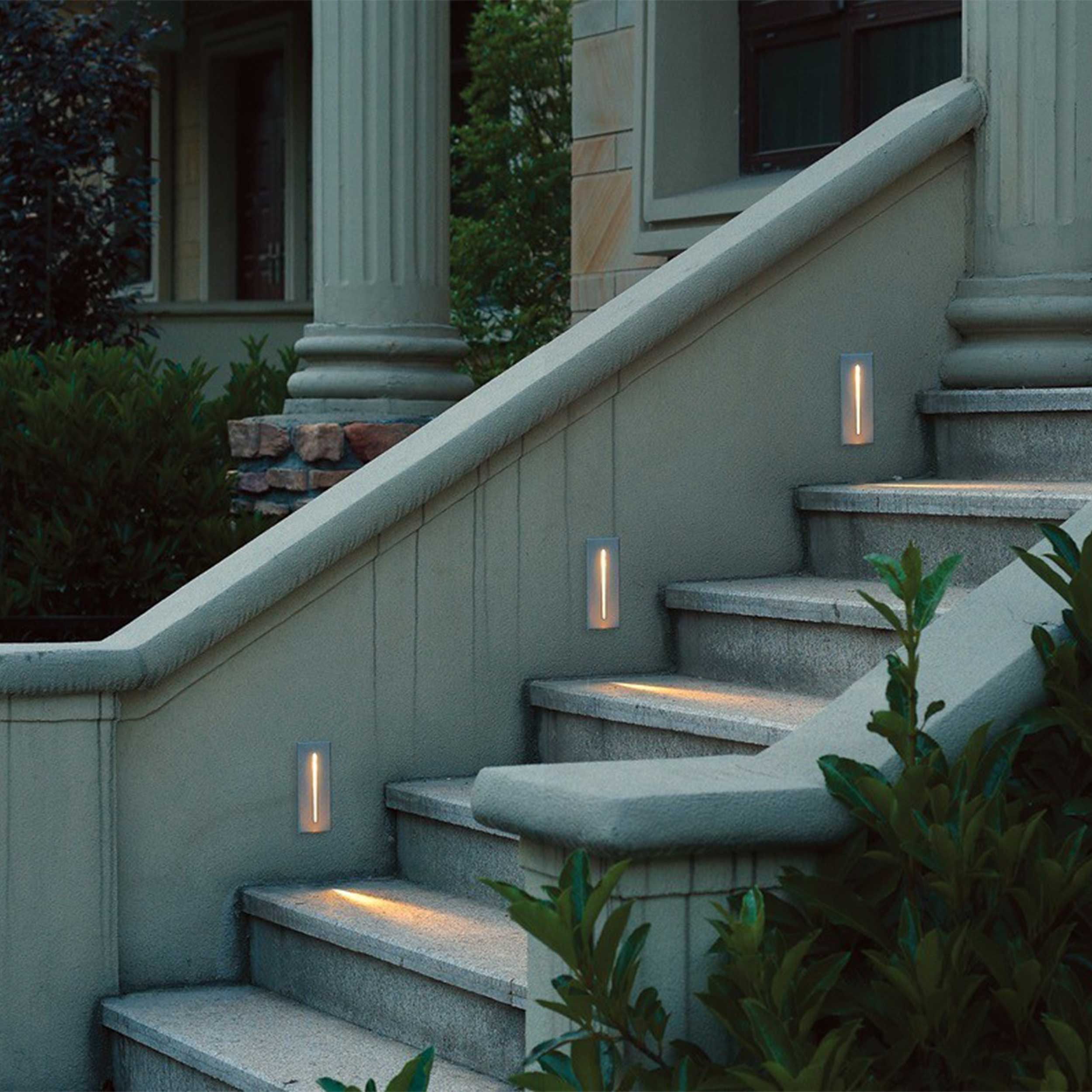 VK Light Fune L LED lépcsőházba süllyeszthető téglalap alakú lámpa IP54