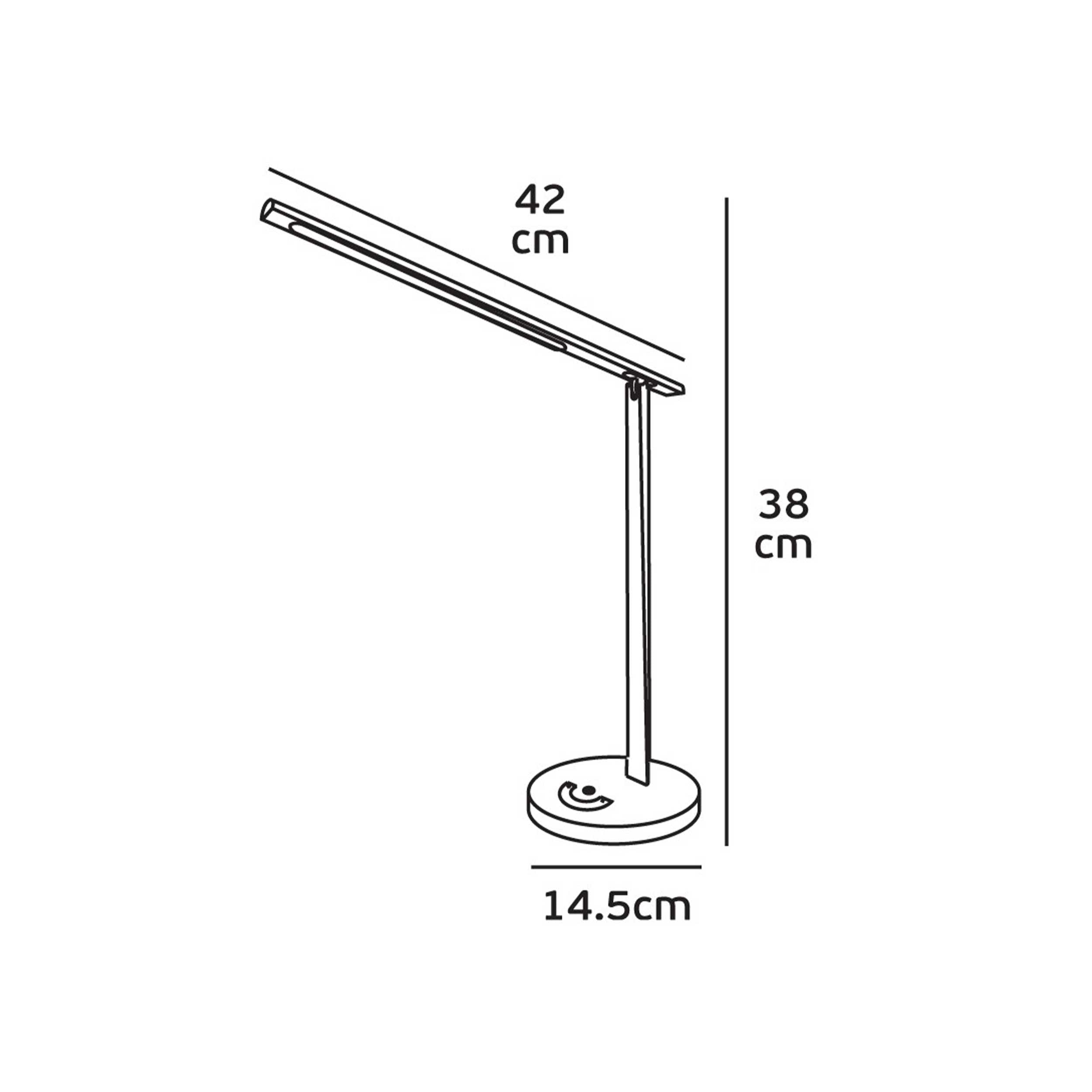 VK Light Nia LED Linear asztali lámpa, dimmelhető, 3CCT