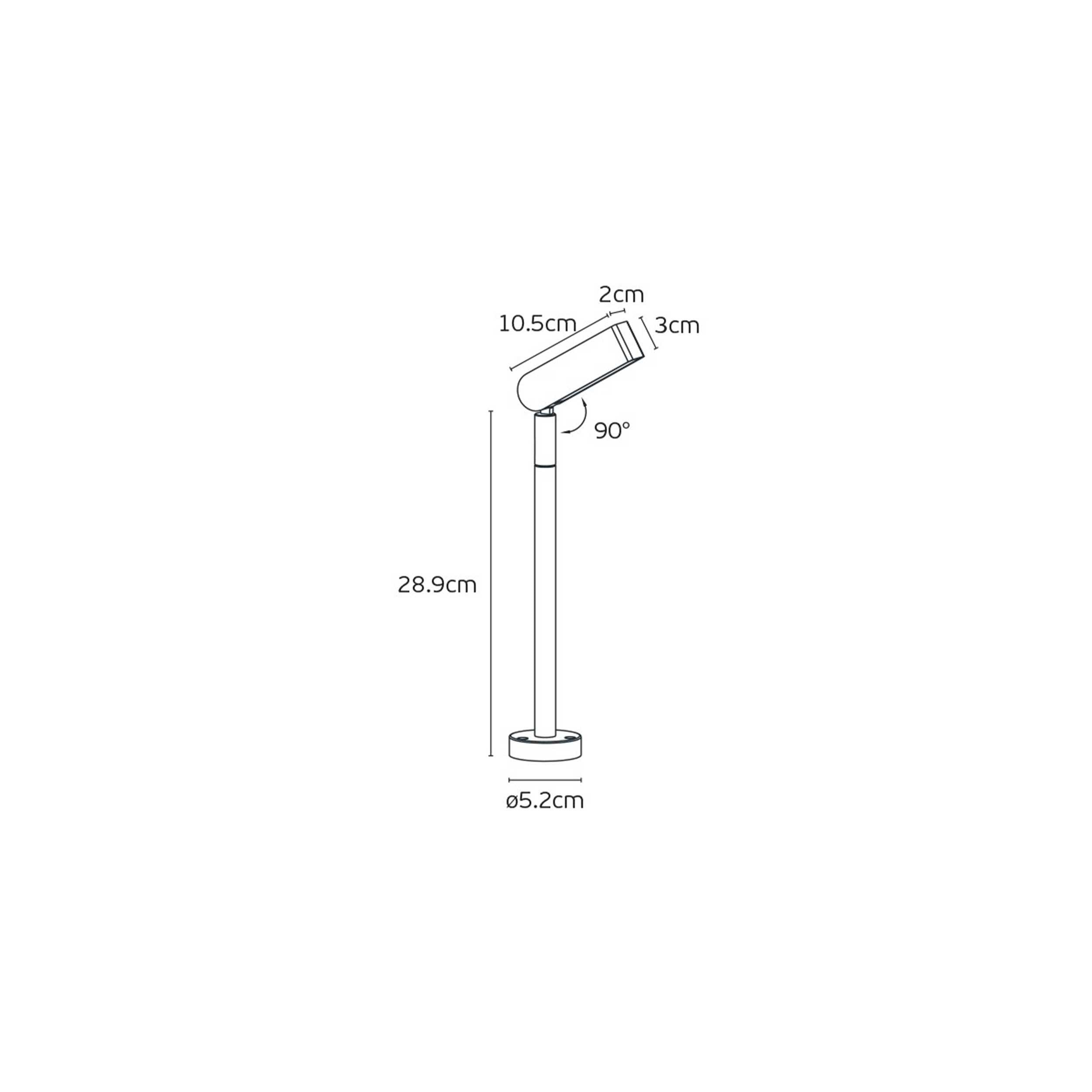 VK Light Robi LED oszloplámpa IP65