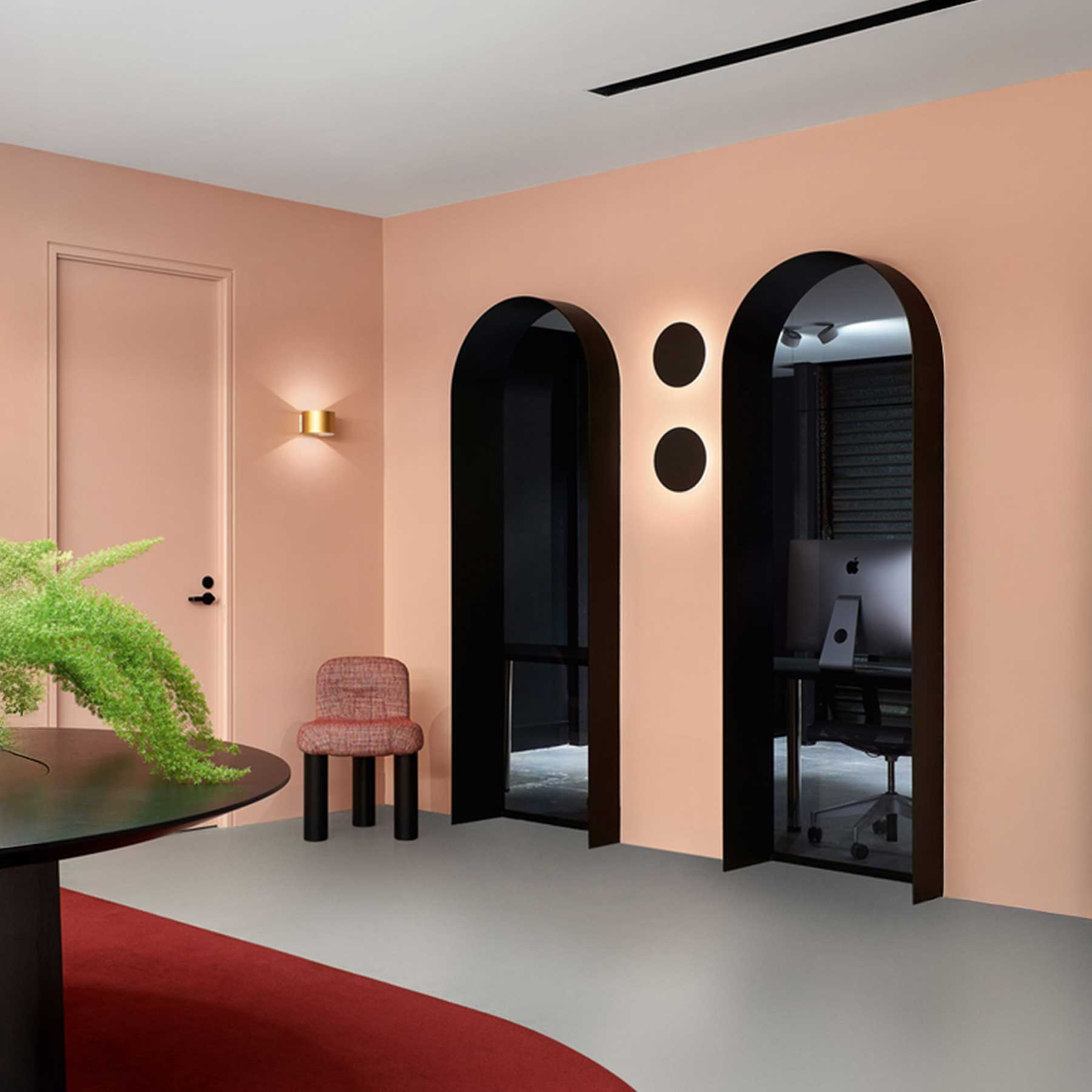 Wever and Ducré MILES LED nástěnné kruhové svítidlo