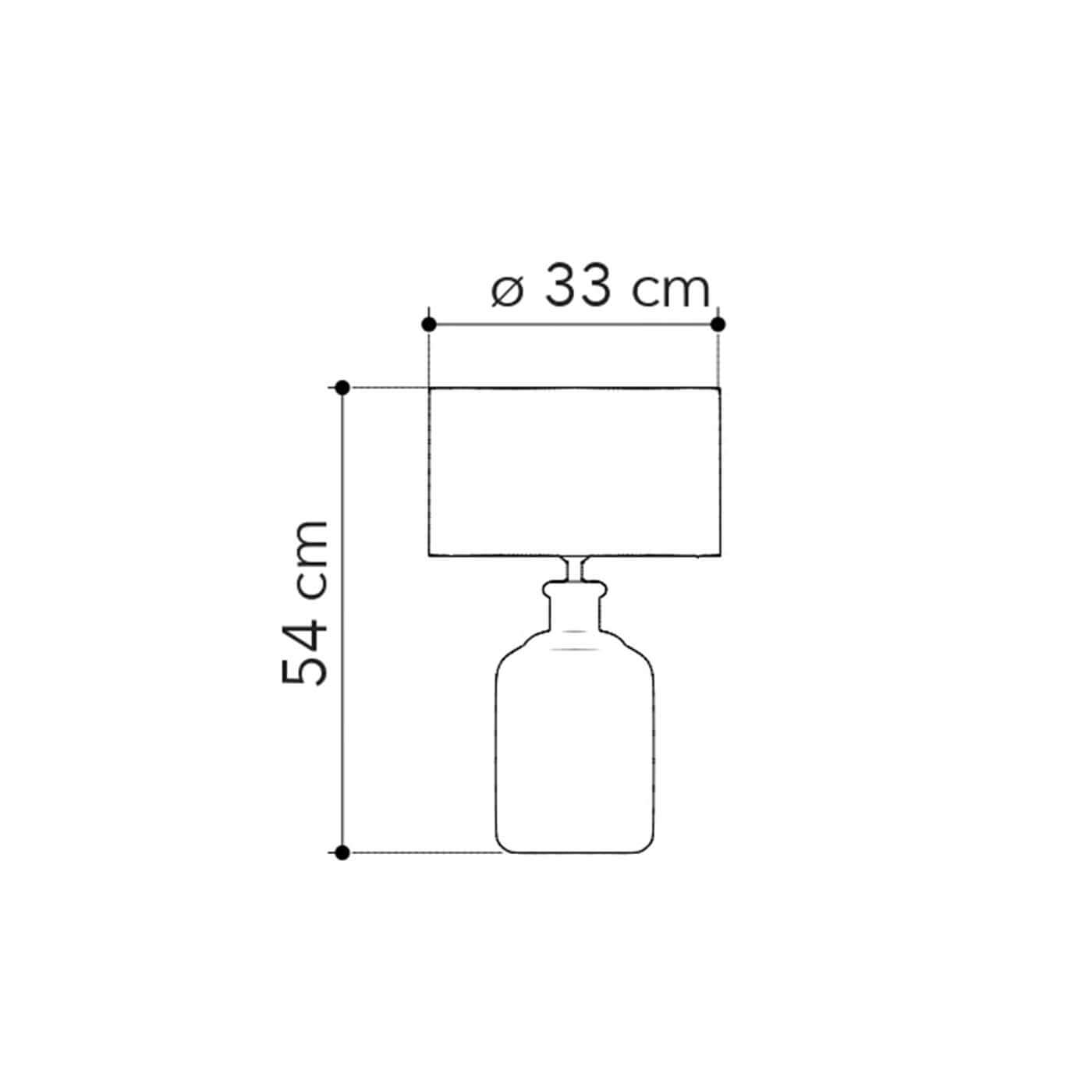 Faneurope Vietri E27 stolní svítidlo keramická lampa