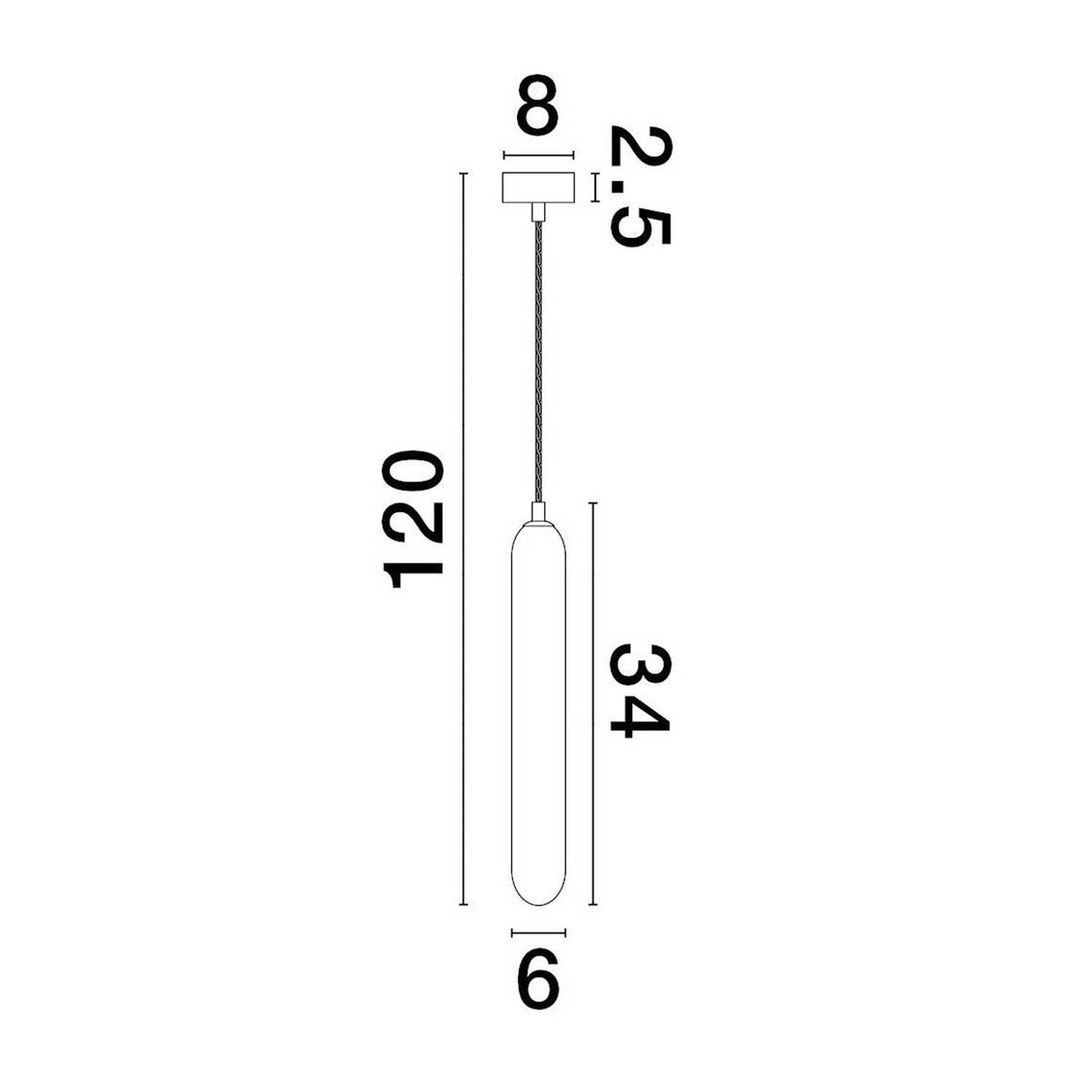 Nova Luce Gustave G9 závěsné svítidlo