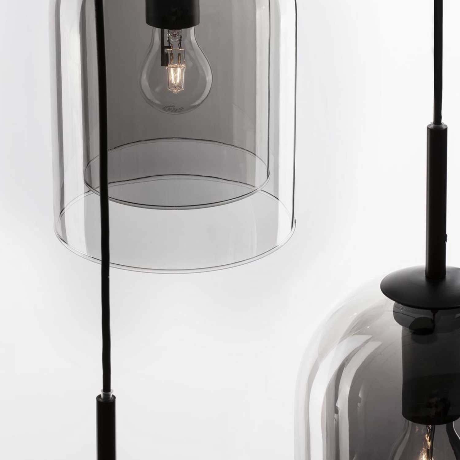 Nova Luce Velor trio E27 skleněné závěsné svítidlo