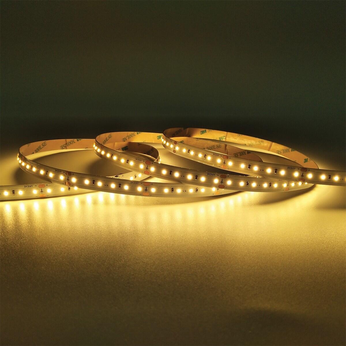 24 V-os LED-szalag, CRI90, IP20, 3000 K (5 m)