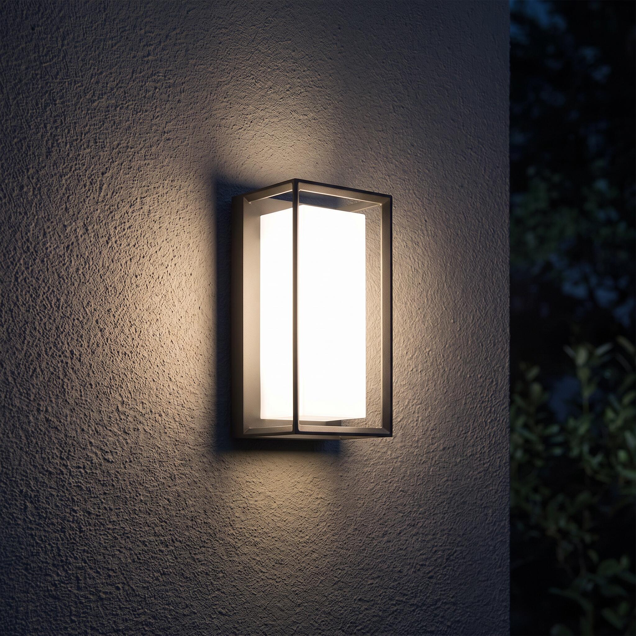 VK Light Neon LED falilámpa IP65, téglalap alakú