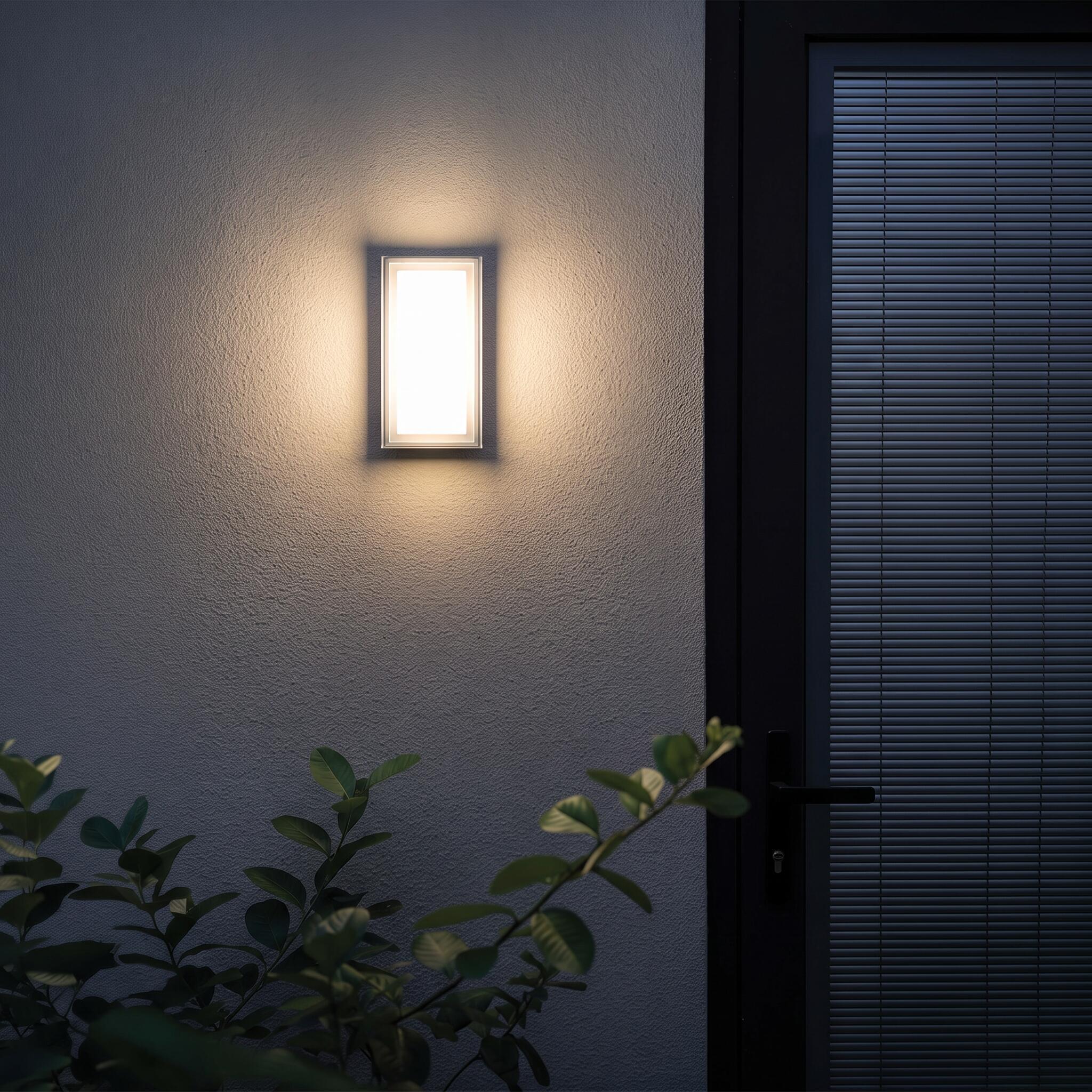 VK Light Neon LED falilámpa IP65, téglalap alakú