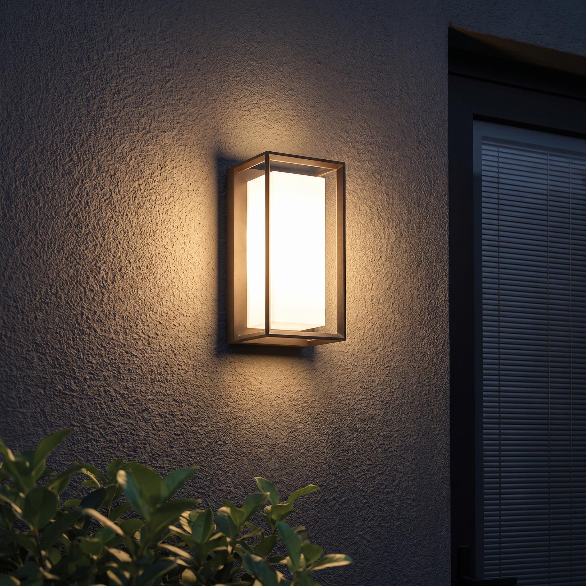 VK Light Neon LED falilámpa IP65, téglalap alakú