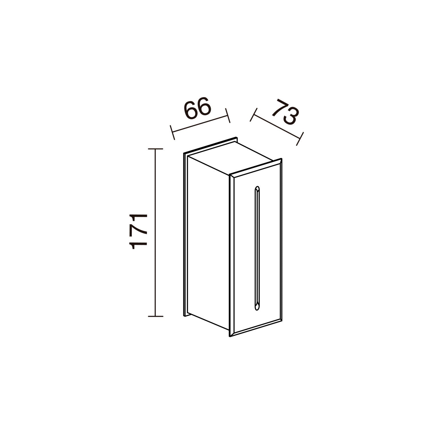 Dopo Dambel LED zápustné svítidlo antracitové