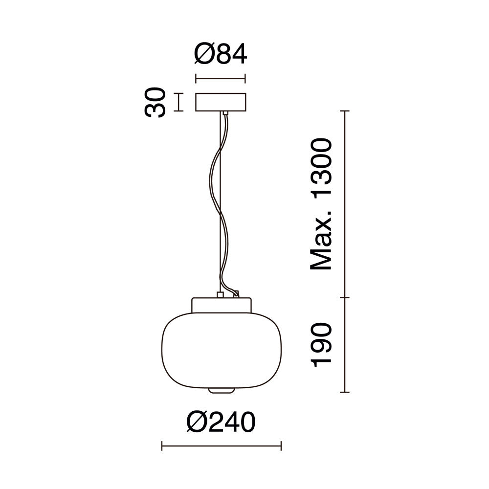 Exo KRISTA LED závěsné svítidlo šedé