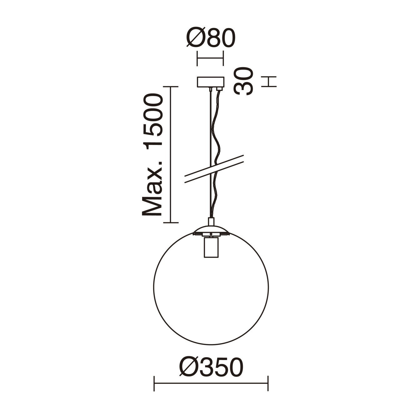 Exo Oxy čirá E27 závěsné svítidlo zlaté