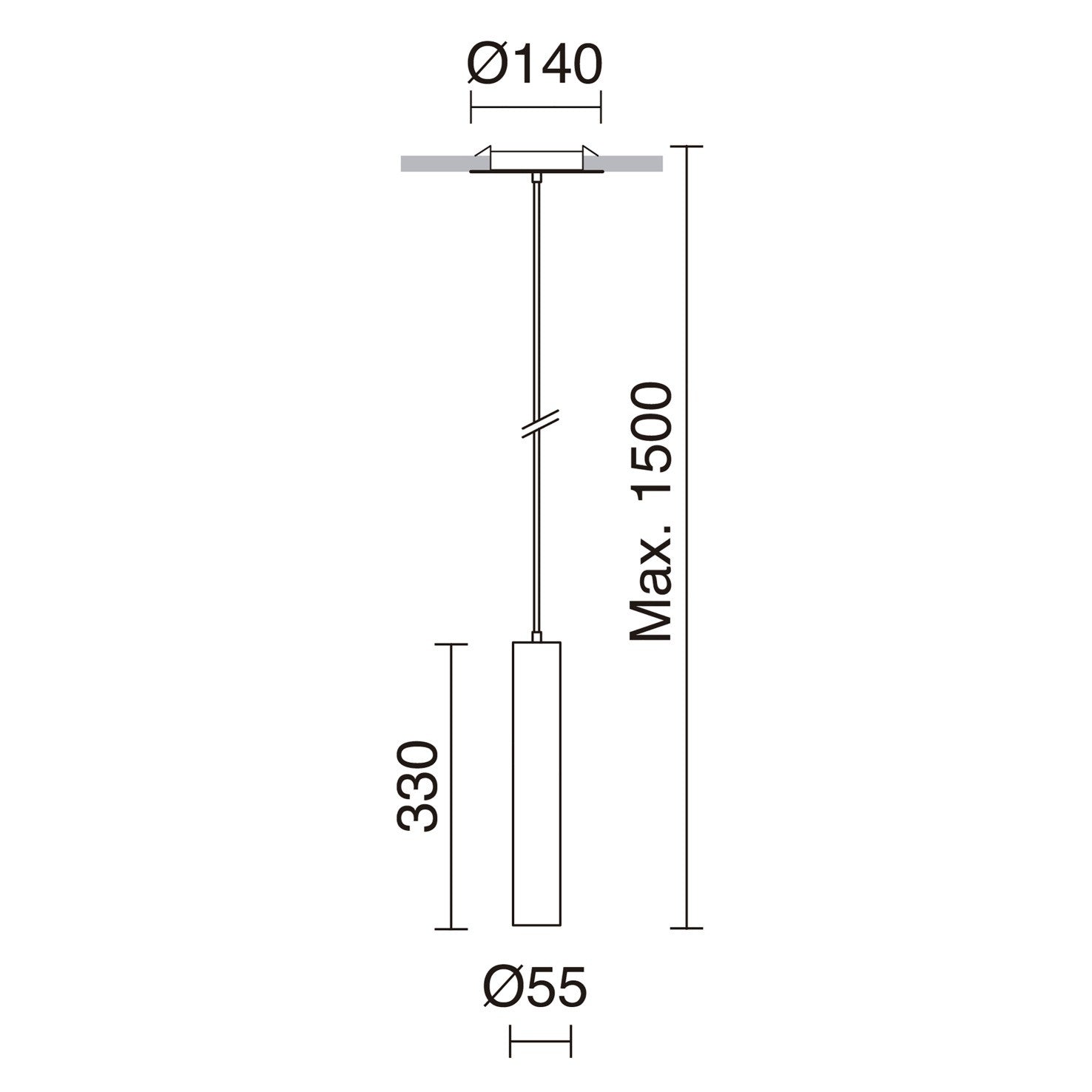 Exo Tania C zápustné GU10 závěsné svítidlo měděné