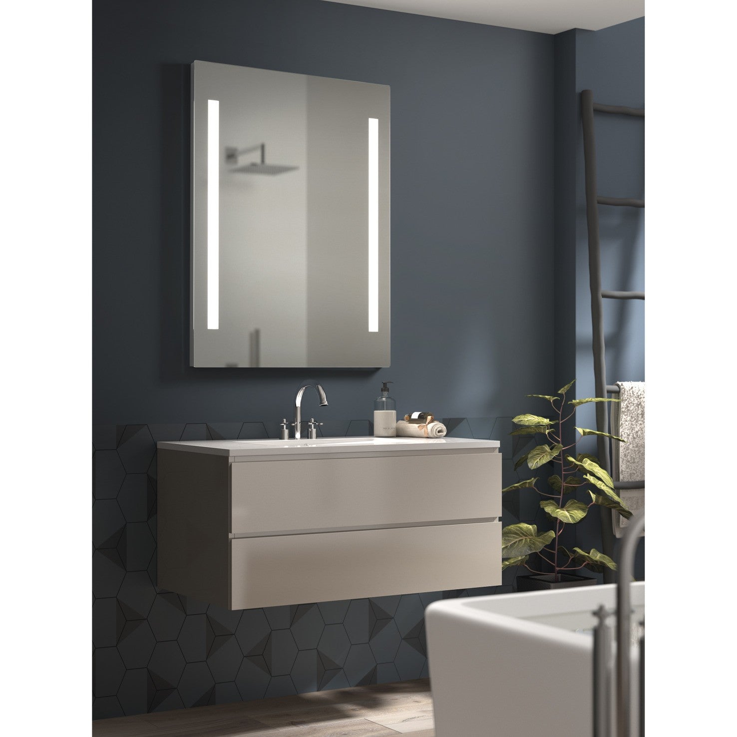 Exo Afrodita LED přisazené svítidlo zrcadlo