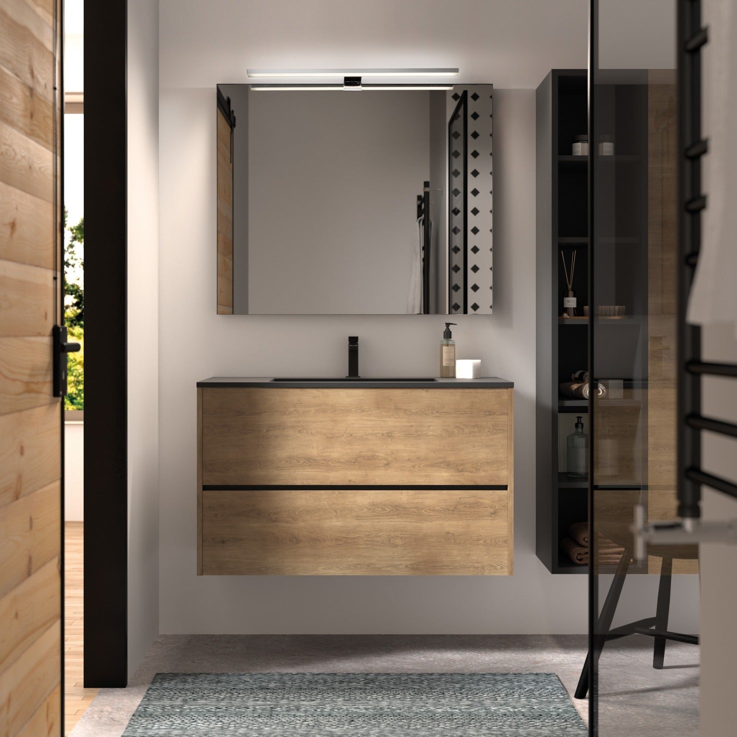 Exo Blizzard LED nástěnné koupelnové svítidlo