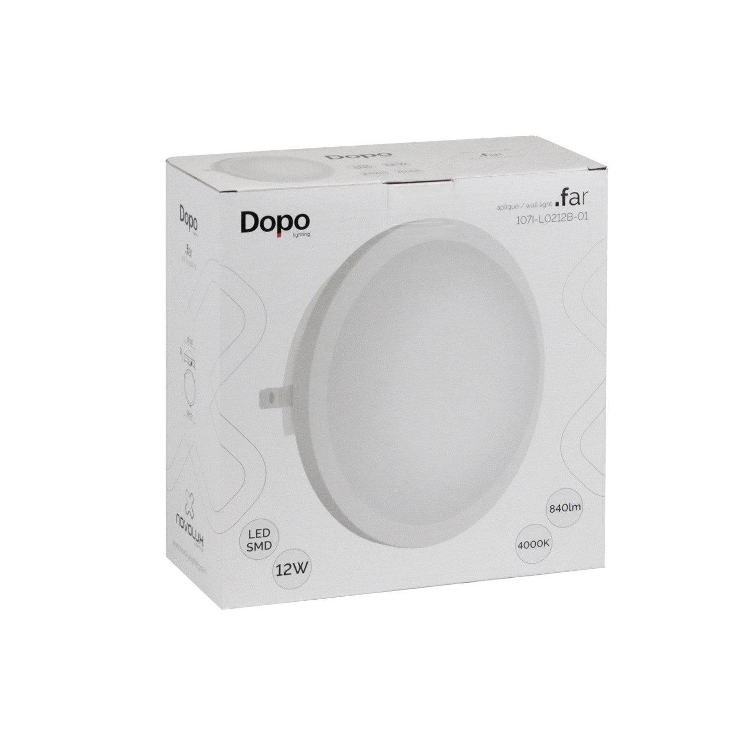 Dopo Far Round LED přisazené svítidlo bílé