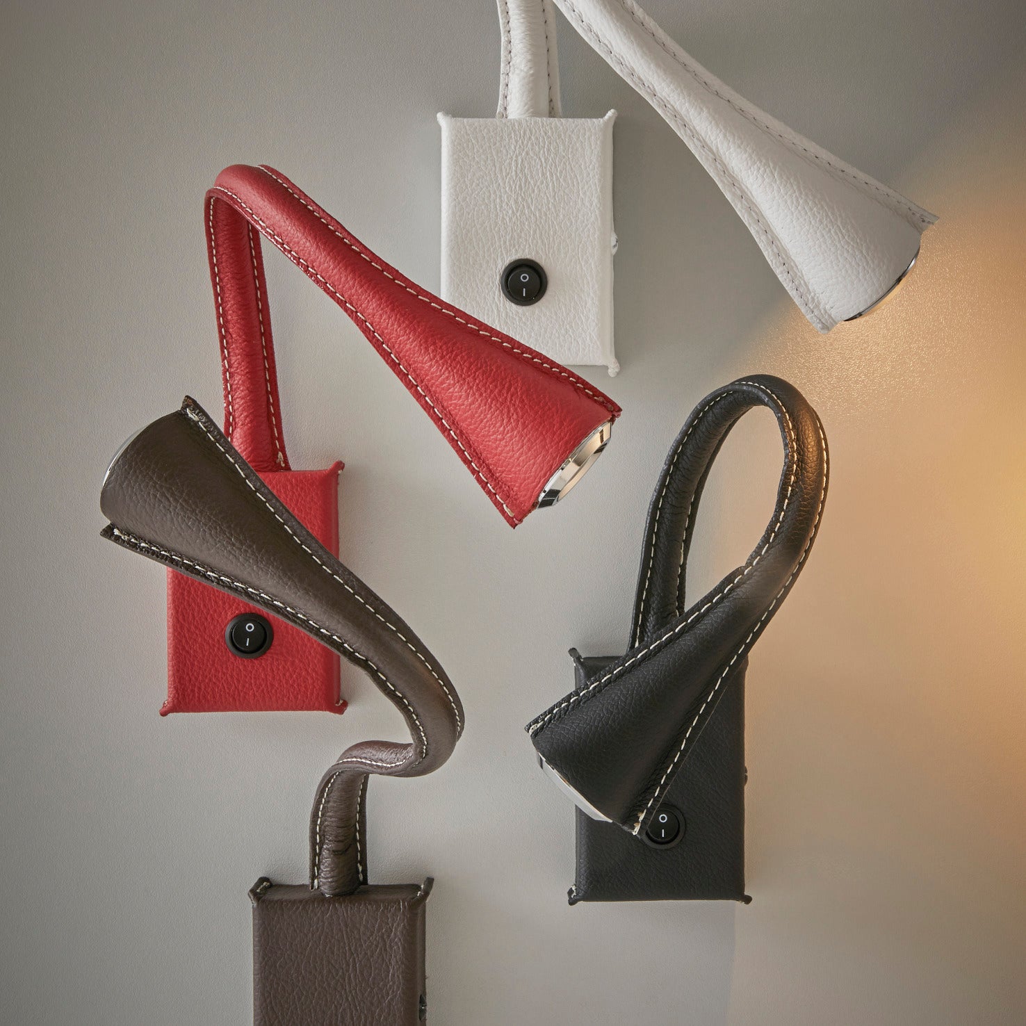 Exo Skin LED nástěnné svítidlo červené