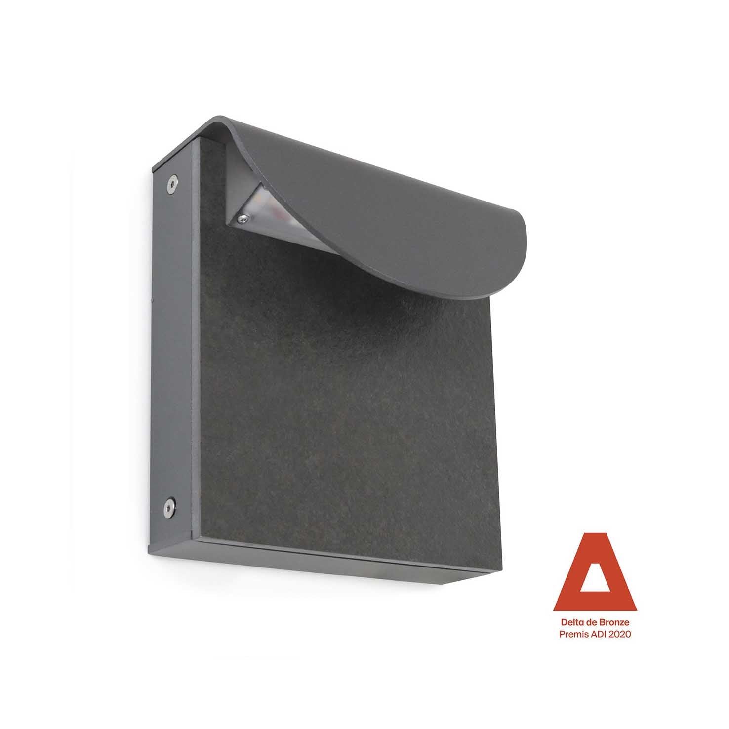 Cristher Dion wall nero LED přisazené svítidlo