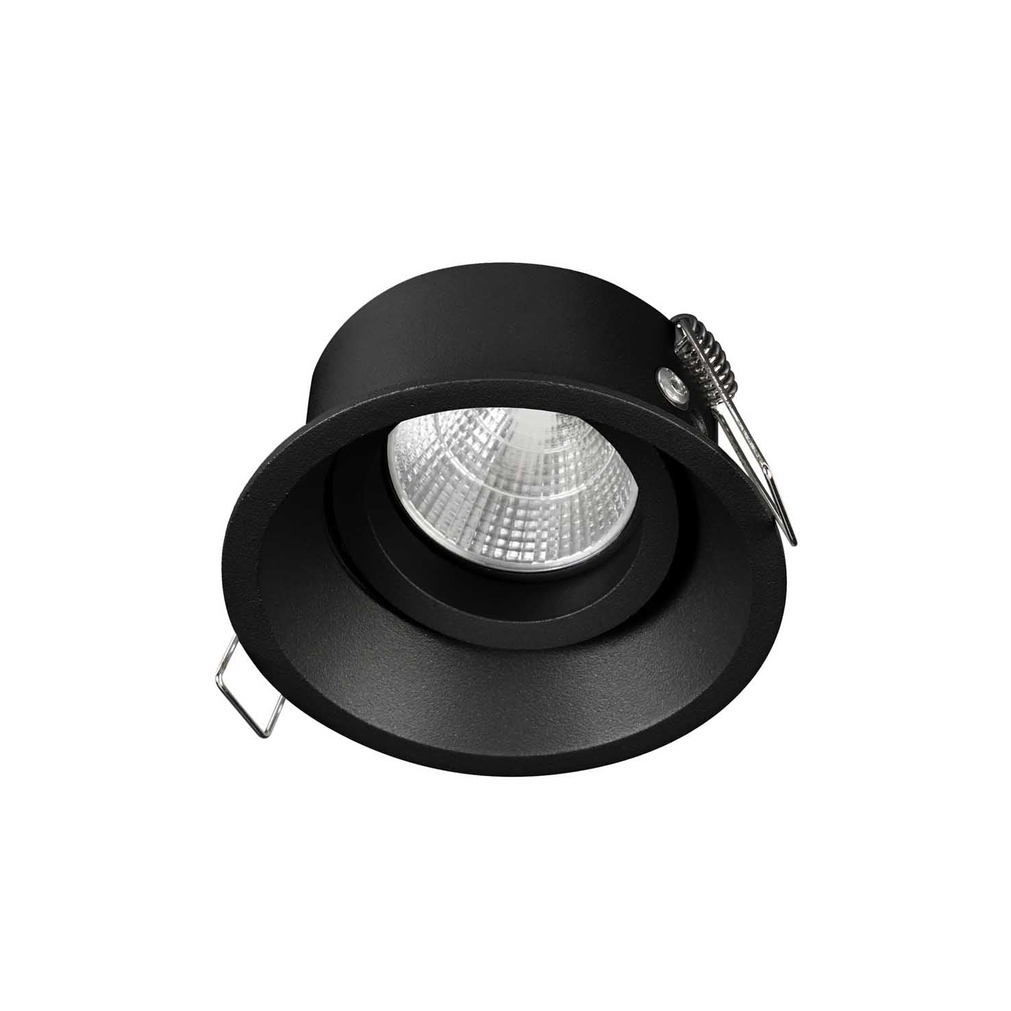 Indeluz Leda Retrofit GU10 zápustné svítidlo černé