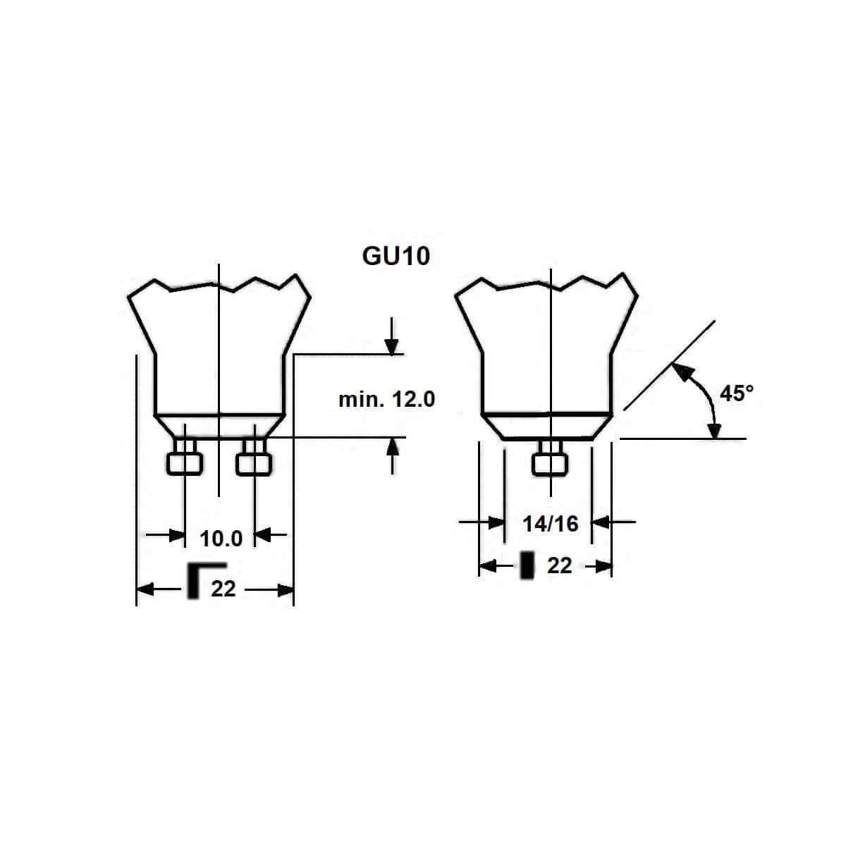 LED žárovka Sylvania Superia RETRO GU10 2700K 7.3W