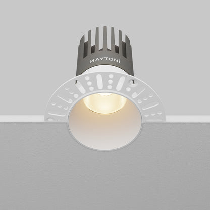 Maytoni Dip LED 50° süllyesztett kör alakú lámpa, fehér
