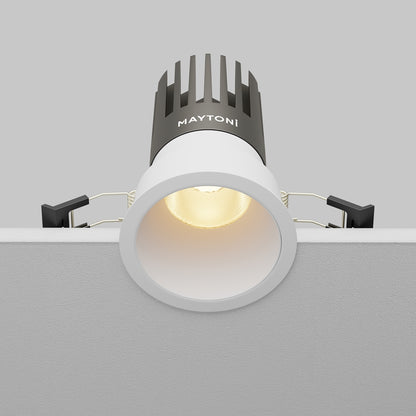 Maytoni Dip LED 50° süllyesztett kör alakú lámpa, fehér