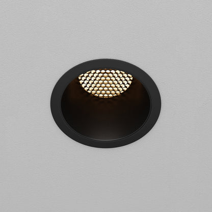 Maytoni Dip LED 50° süllyesztett kör alakú lámpa, fekete