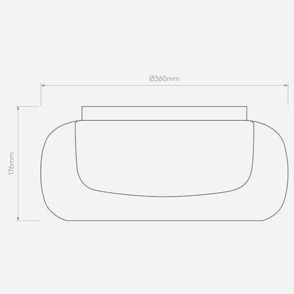 Astro Aquina E27 stropní svítidlo IP44