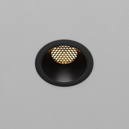 Maytoni Dip LED 50° süllyesztett kör alakú lámpa, fekete