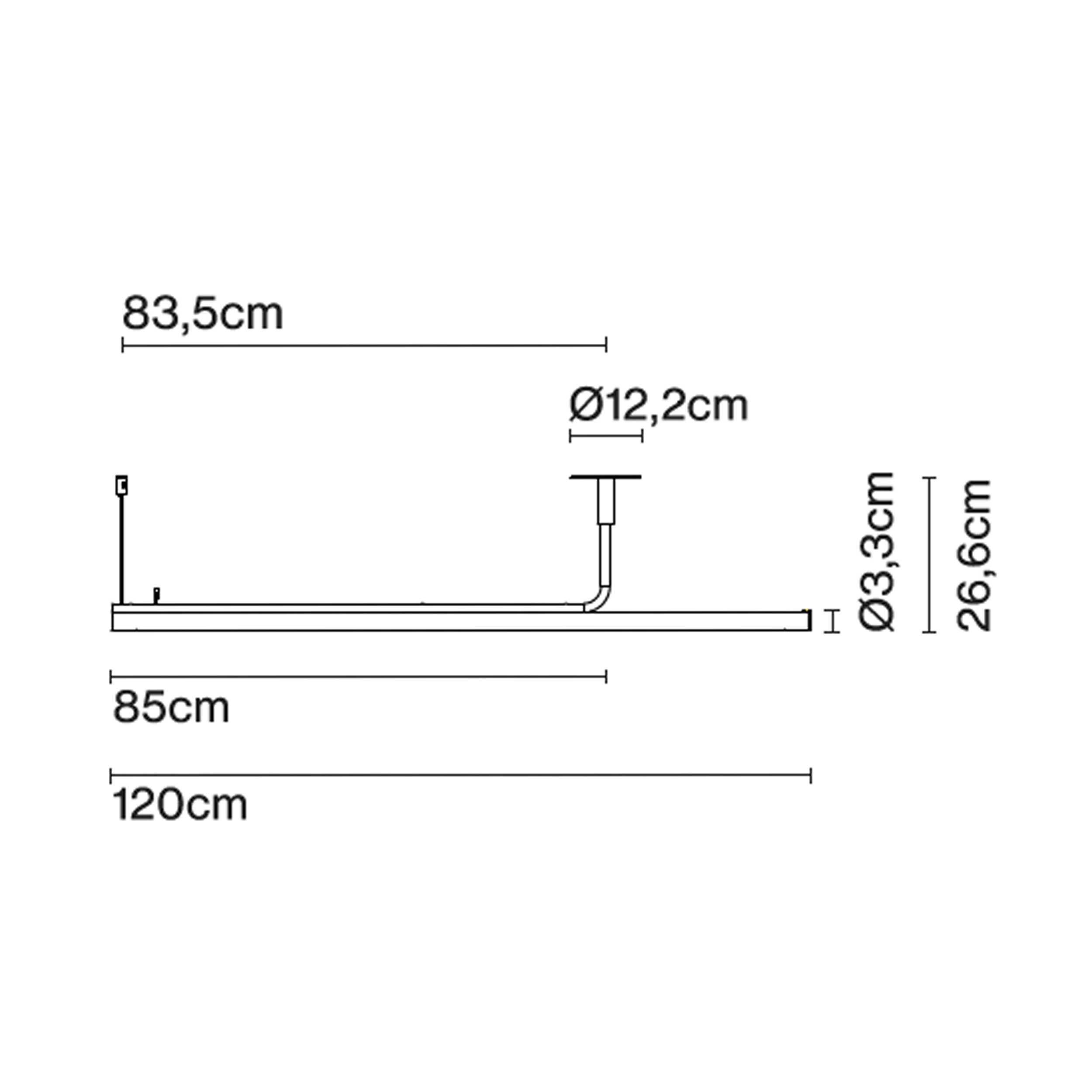 Marset Ambrosia Pro LED RSC 120/180 függesztett lineáris lámpa
