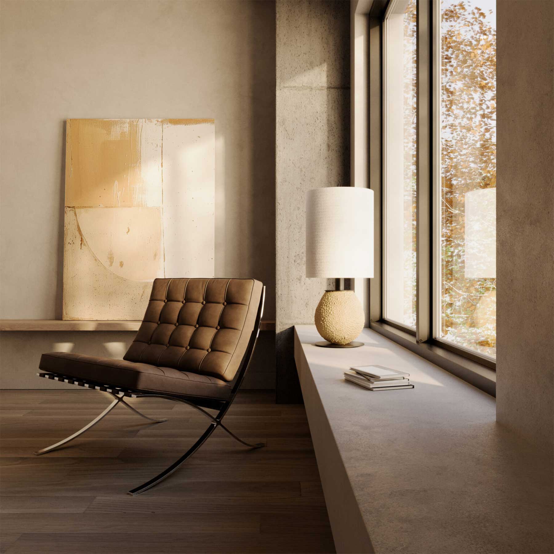 Aromas Anada E27 stolní keramické svítidlo