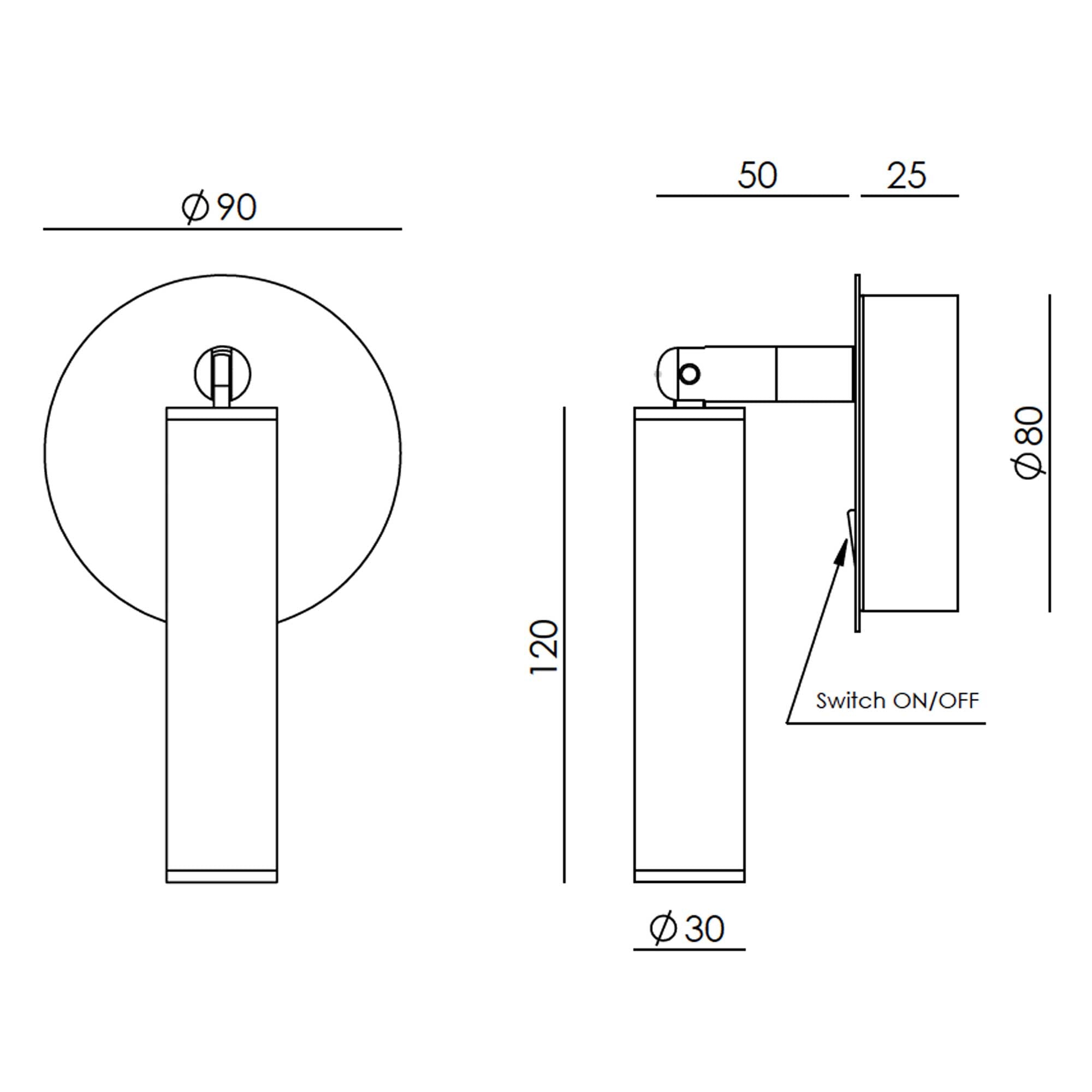 Aromas Coco LED nástěnné kožené svítidlo