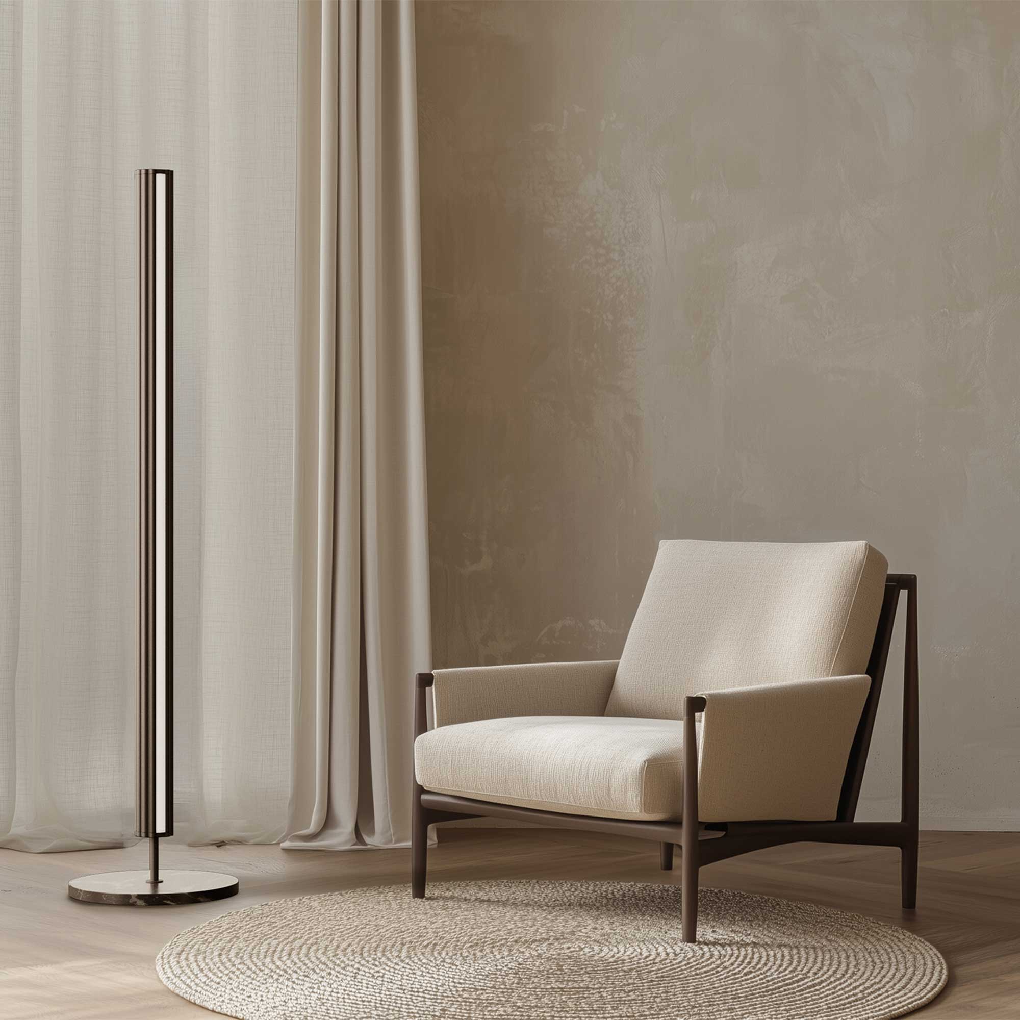 Aromas Niro LED stojací svítidlo stmívatelné