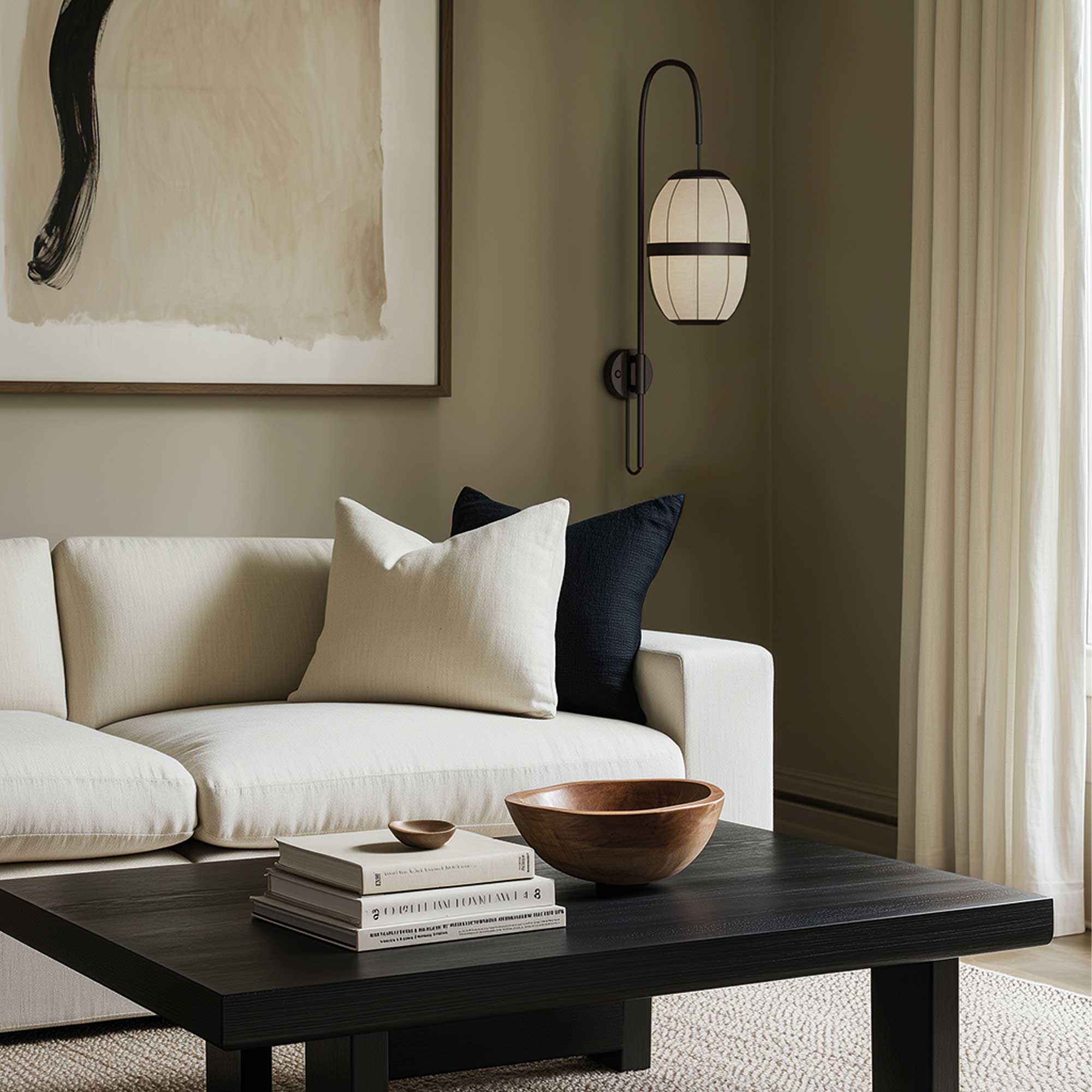 Aromas Pull G9 nástěnné látkové svítidlo