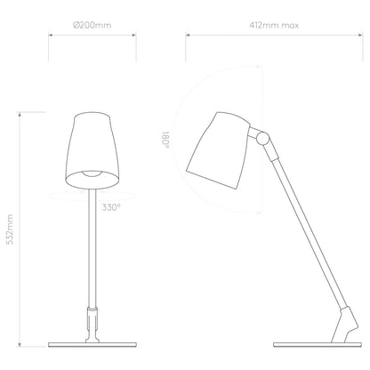 Astro Atelier E27 stolní svítidlo