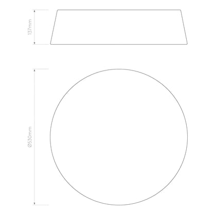 Astro Fife E27 stropní textilní svítidlo