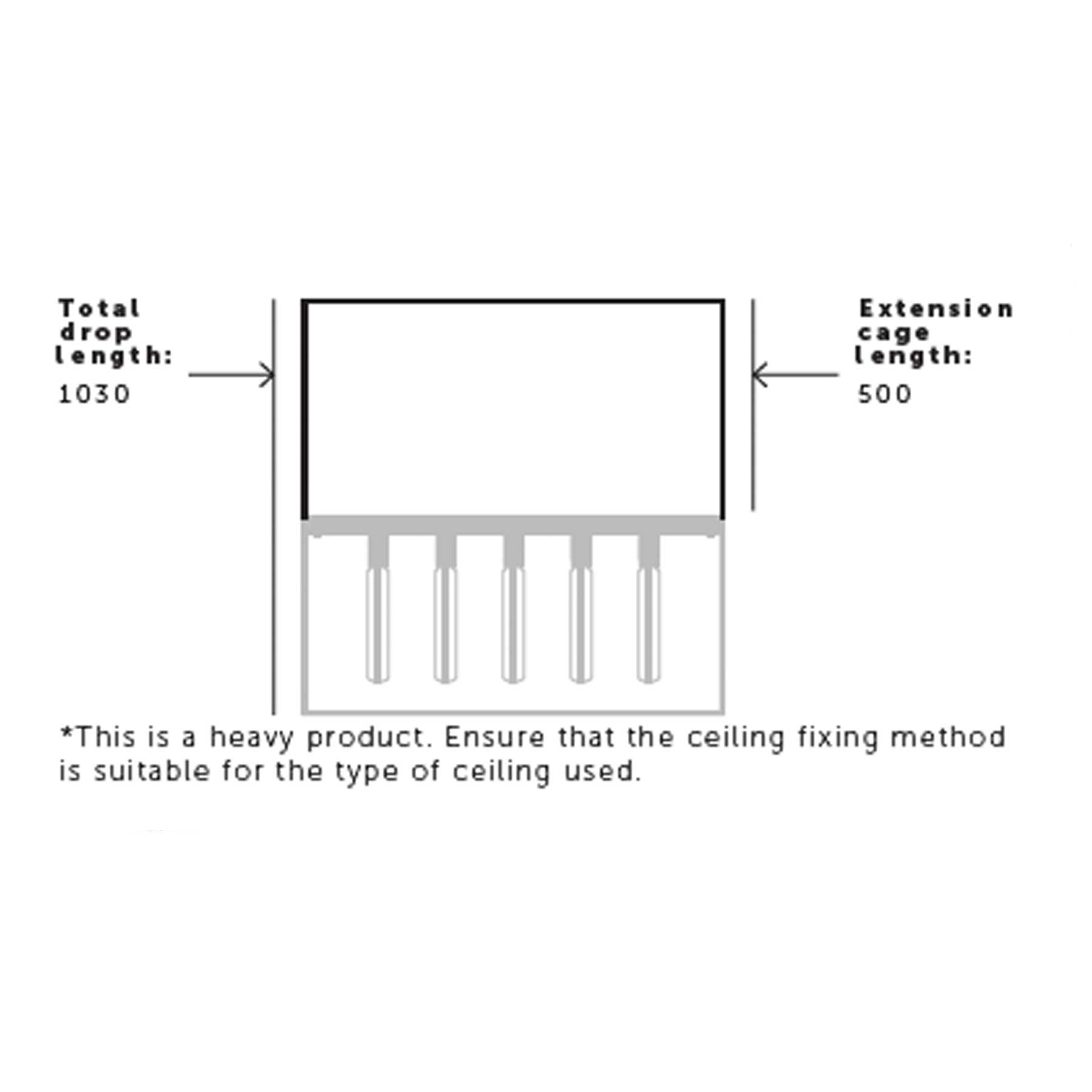 Buster & Punch Caged E27 industriální lustr