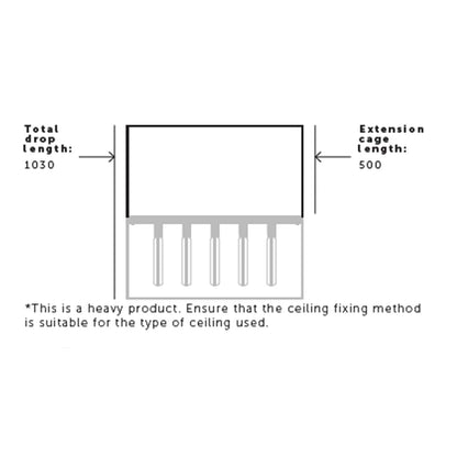 Buster & Punch Caged E27 industriální lustr