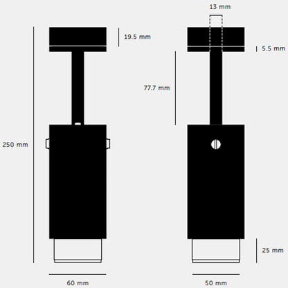 Buster & Punch Exhaust Cross GU10 nastavitelné bodové svítidlo