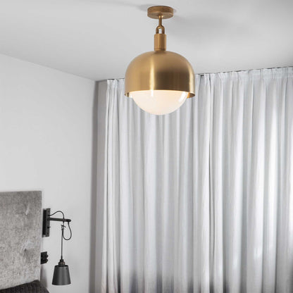 Buster & Punch Forked Globe Shade E27 stropní opálové svítidlo