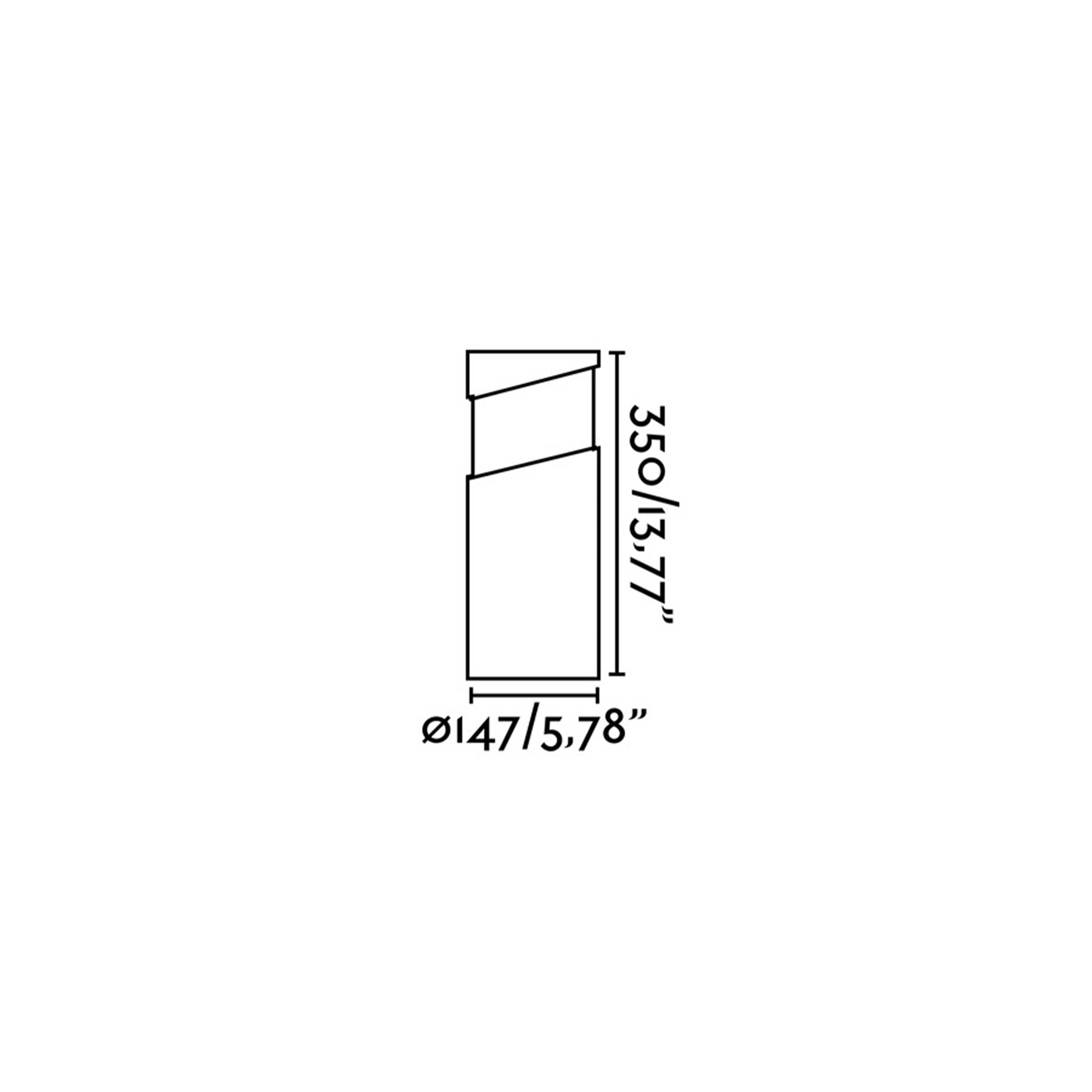 Faro Block E27 IP65 IP65 oszlopos kültéri lámpatest