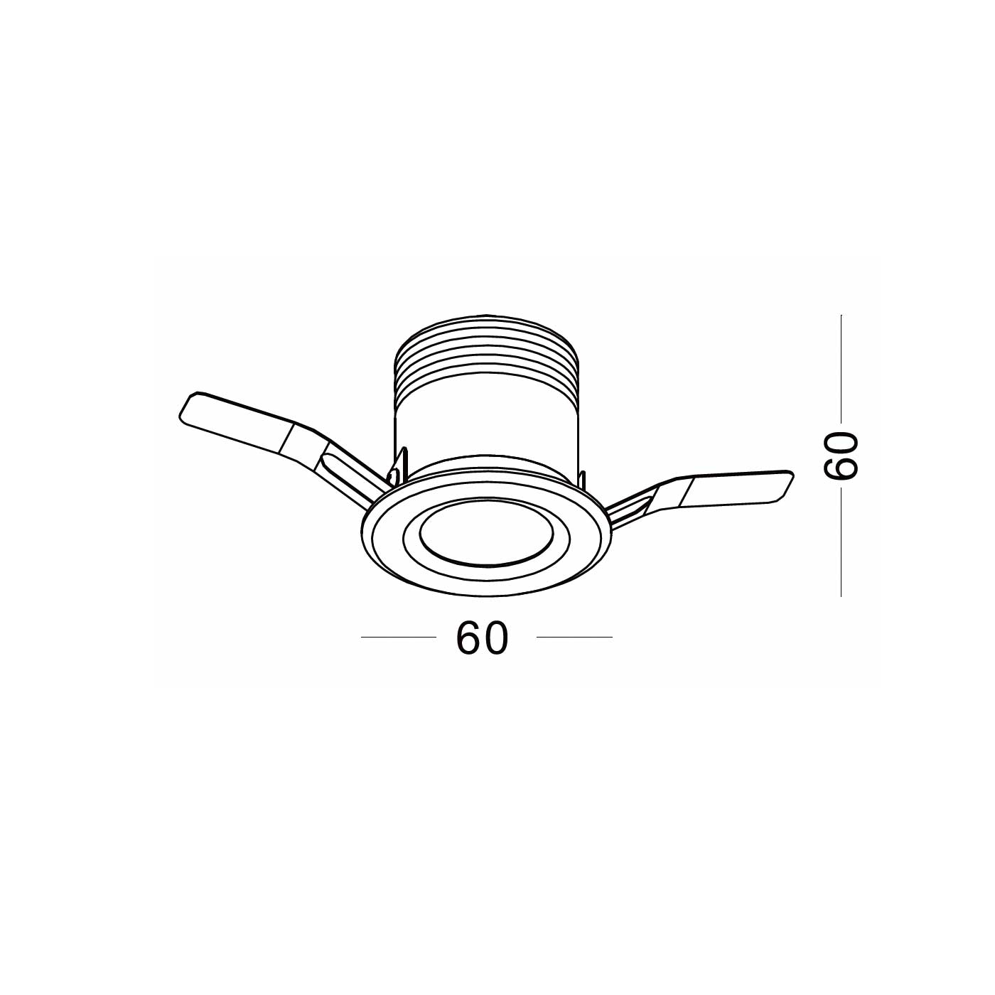 Mini Spotlight LED zápustné venkovní svítidlo IP65