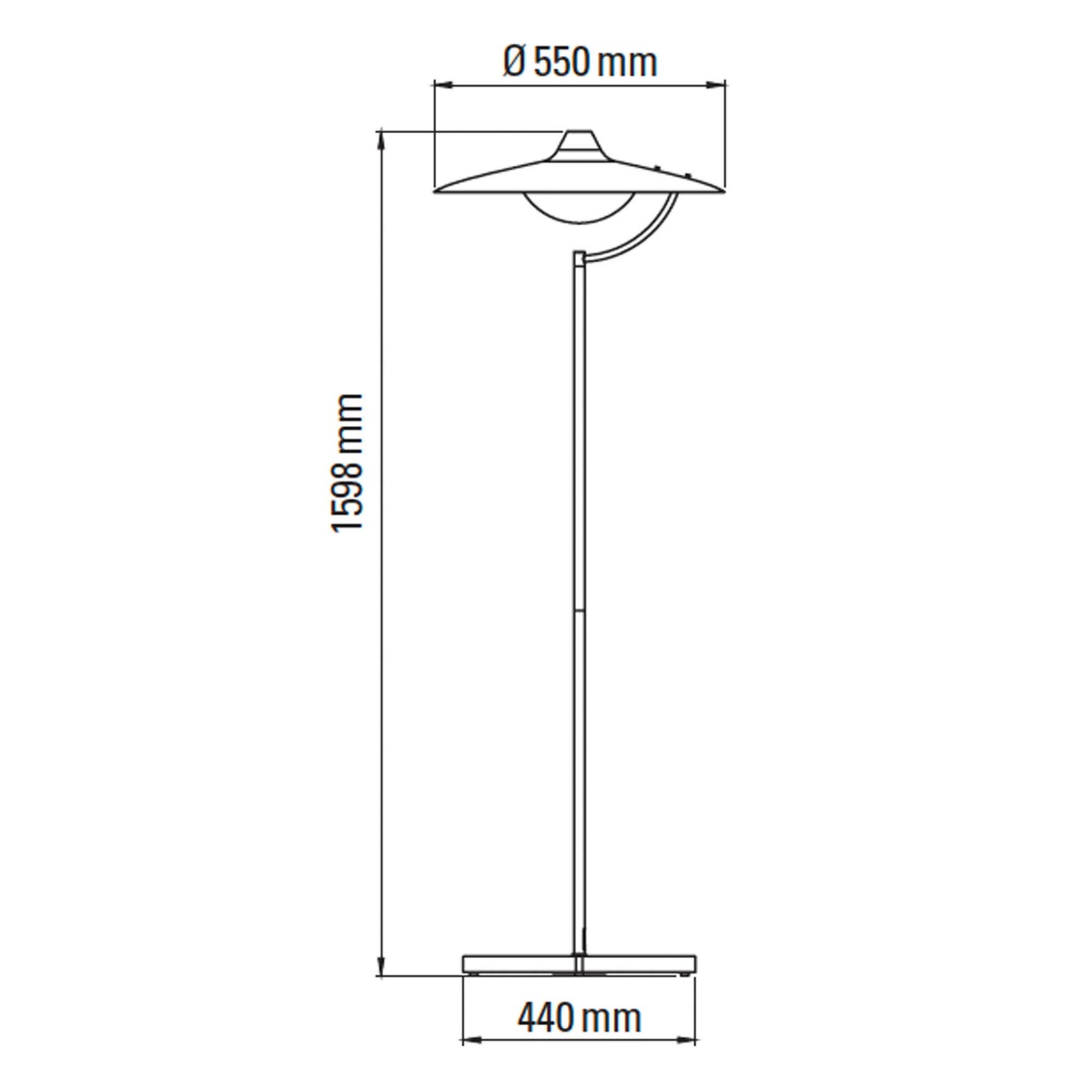 DCW éditions Biny LED állólámpa