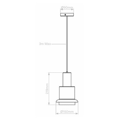 DCW édition NL 12 LED pendant light