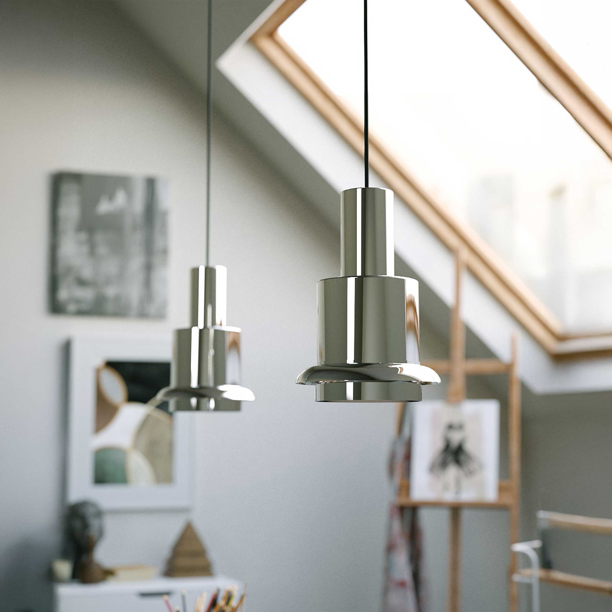 DCW éditions Chaumont L E27 függő lámpatest