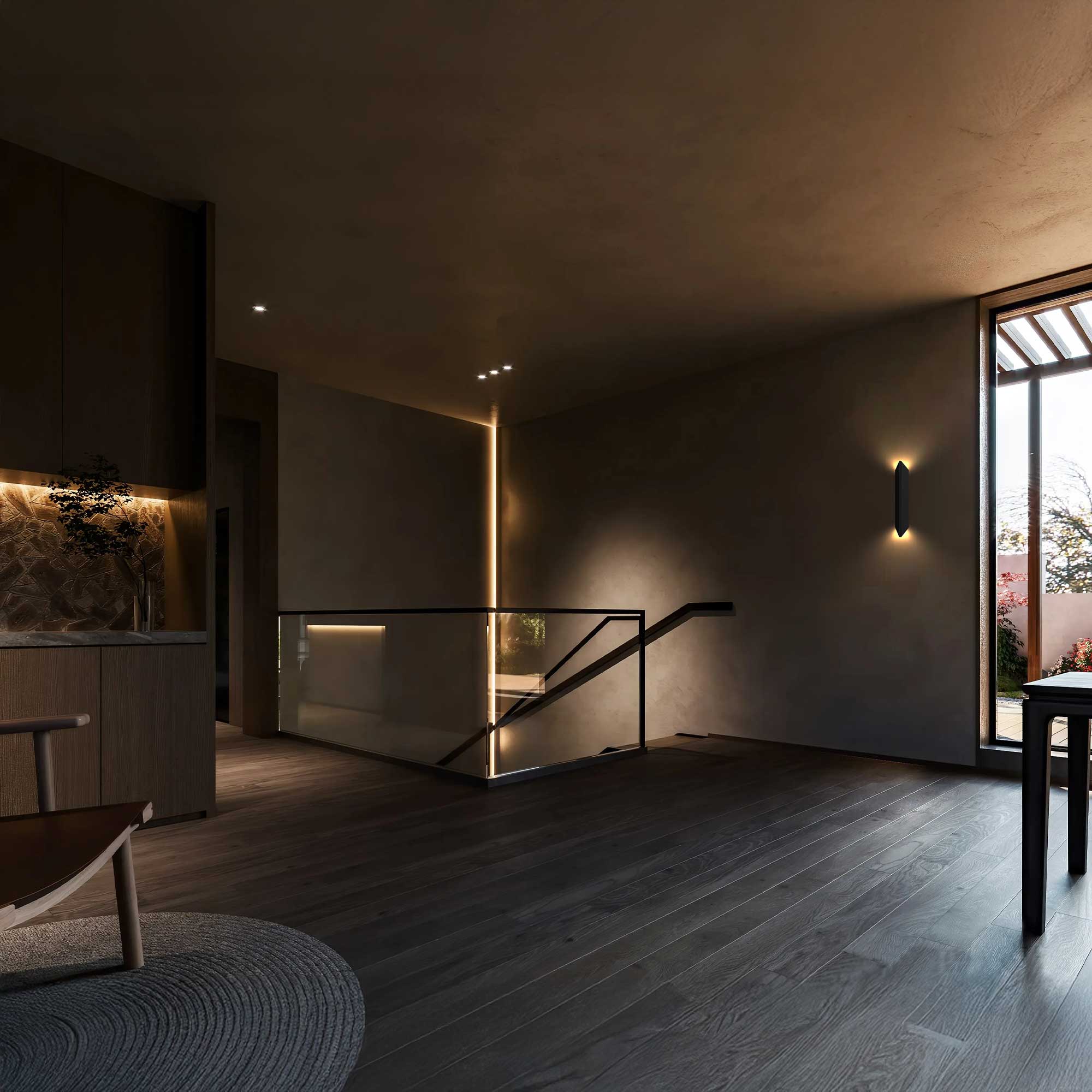 Duaro LED nástěnné svítidlo Ra>90